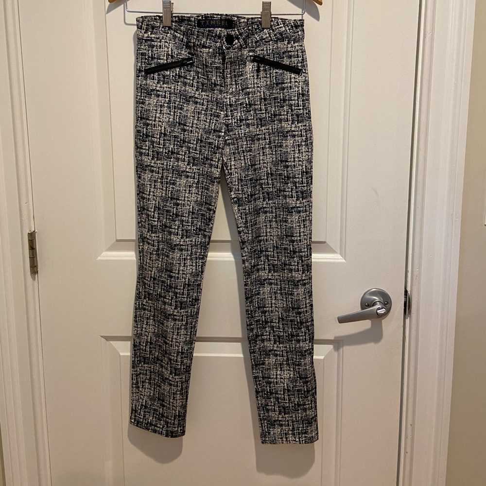 Tinsel dress pants